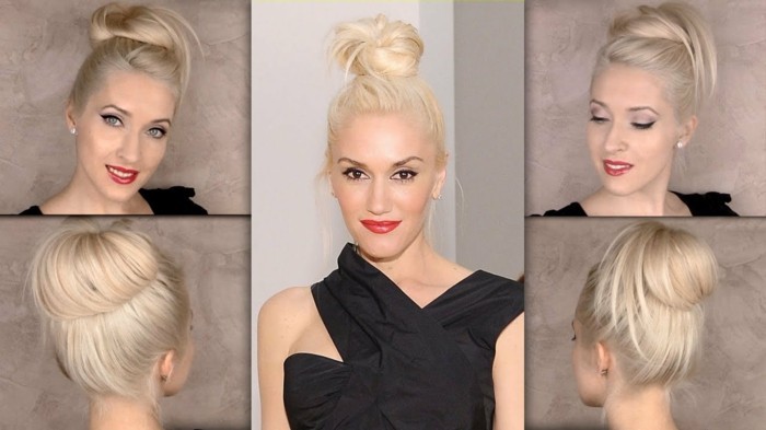 Felső szőke csomó