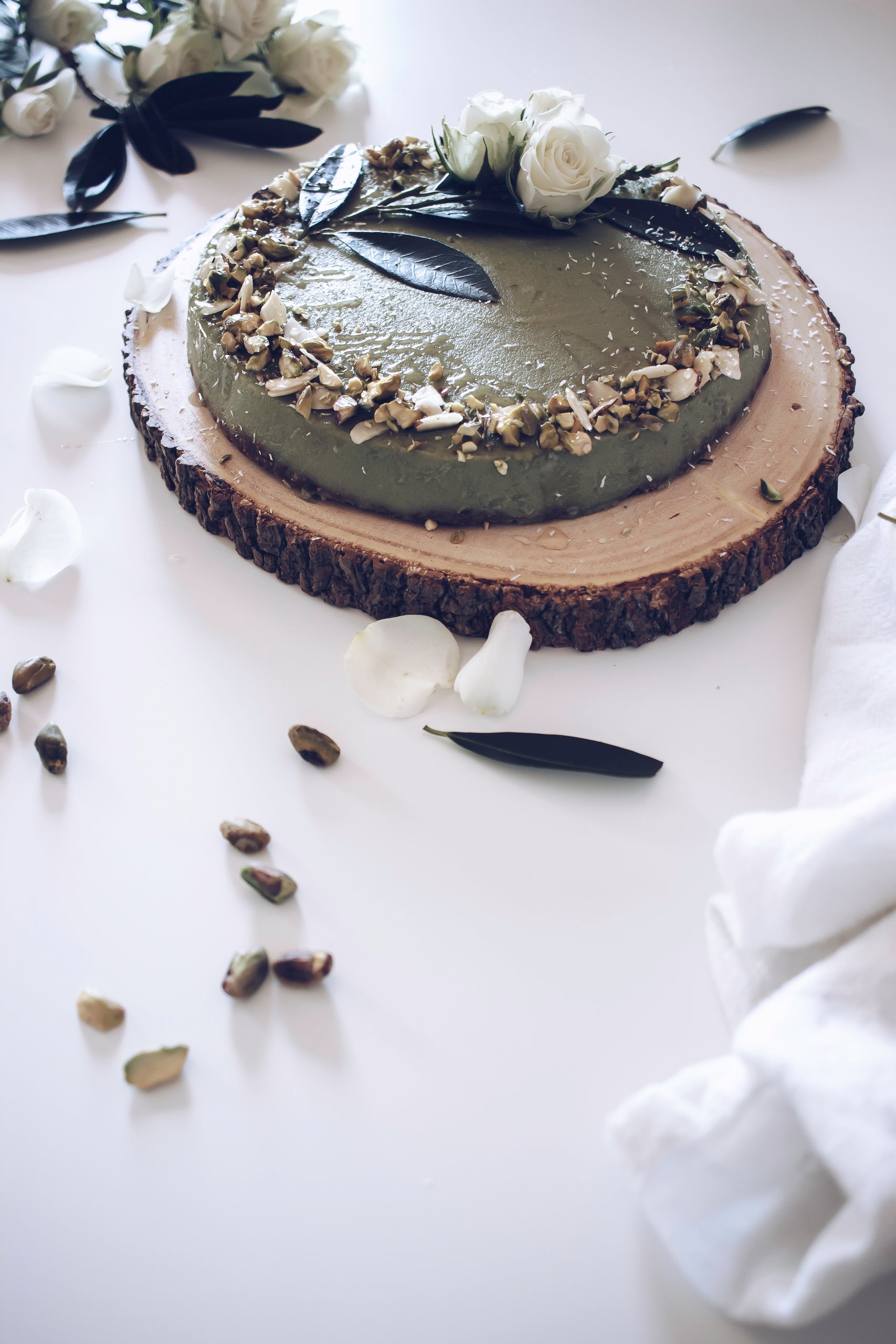 Ricetta n. 1: cheesecake a basso contenuto di carboidrati con matcha