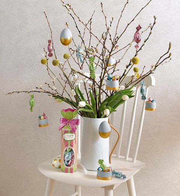 grande chaise blanche idées d'arbustes de pâques