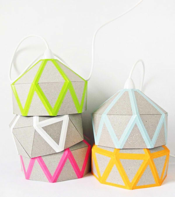 suggestions de design intéressantes lampes suspendues bricolage