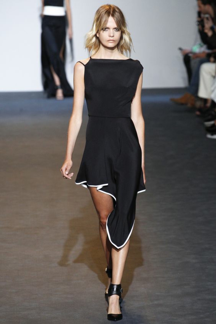 elegantne ženske haljine večernja haljina crna