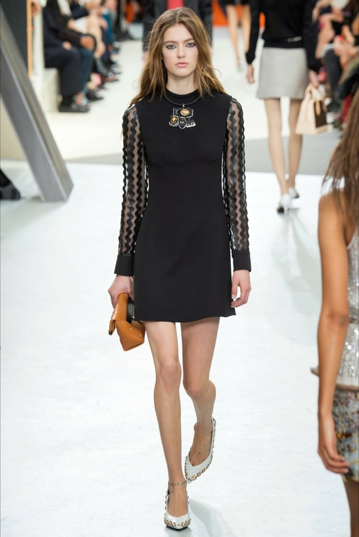 louis vuitton ženske haljine crna haljina