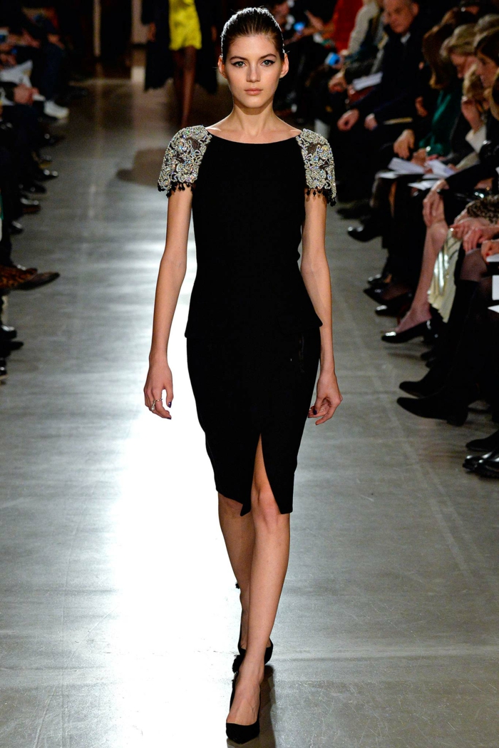 elegantna ženska haljina večernja haljina crne ženske haljine