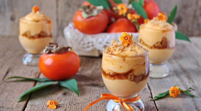 Pripremite desert u čaši kakije recepti ideje za desert ideje za desert