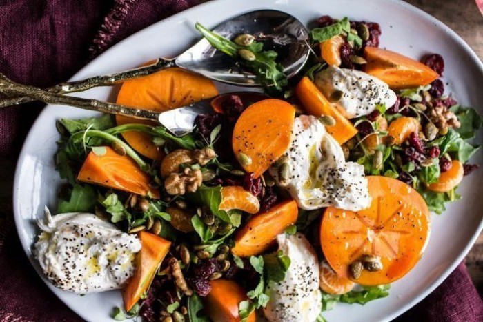 ideje za zdravu salatu Pripremite salate persimmon recepti party salate