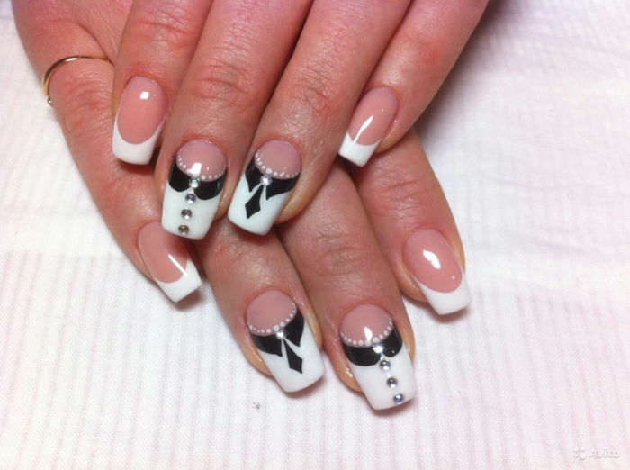 idée pour les ongles de mariage modèle de conception d'ongles finhernägel modèle vernis à ongles