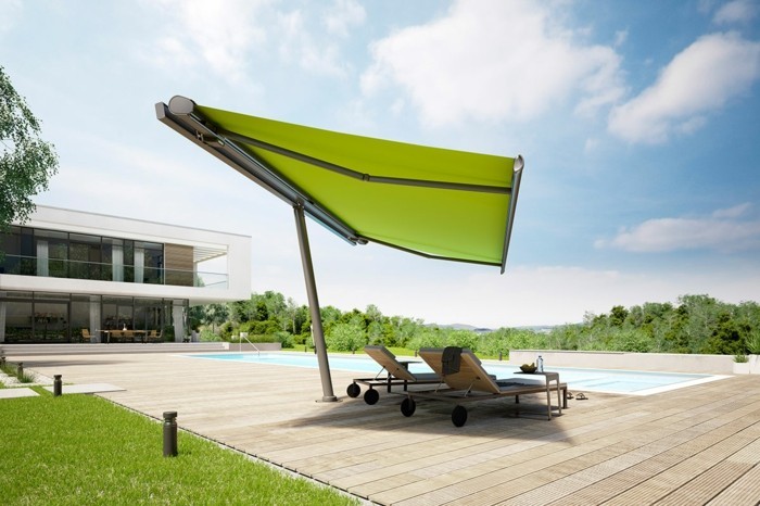 idee di protezione solare per il giardino