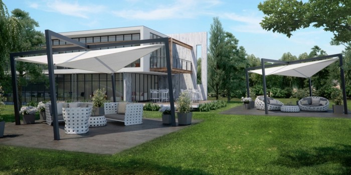 esempio per il design della vela da sole