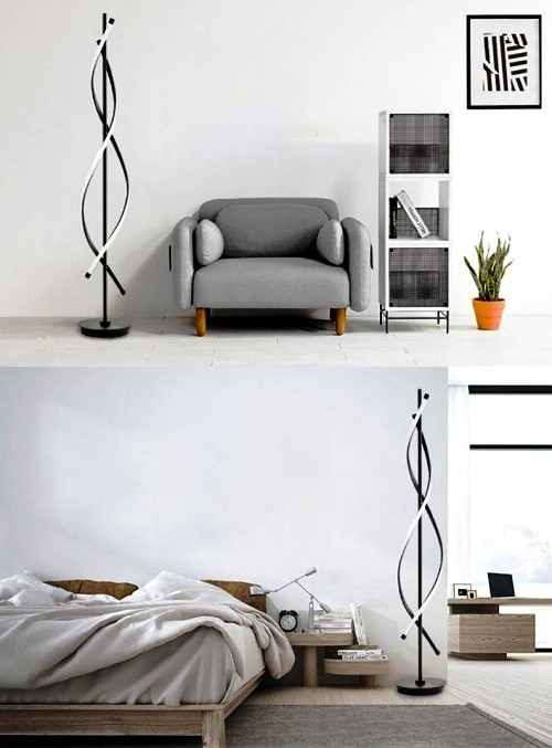 szokatlan modern állólámpák akkus lámpa szabadságot kínál a belsőépítészetben szokatlan modern állólámpák csíkos lámpa geometriailag modern