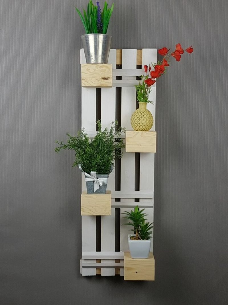 Újrahasznosító ötletek kreatív faldekoráció A faldíszek maguk készítenek raklapötleteket