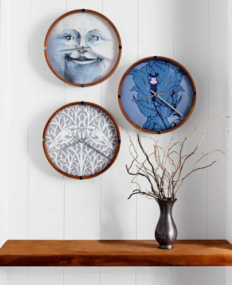 nagyszerű fali dekoráció kötőgyűrűk órák Készítse el saját fali dekorációs kötőgyűrűit