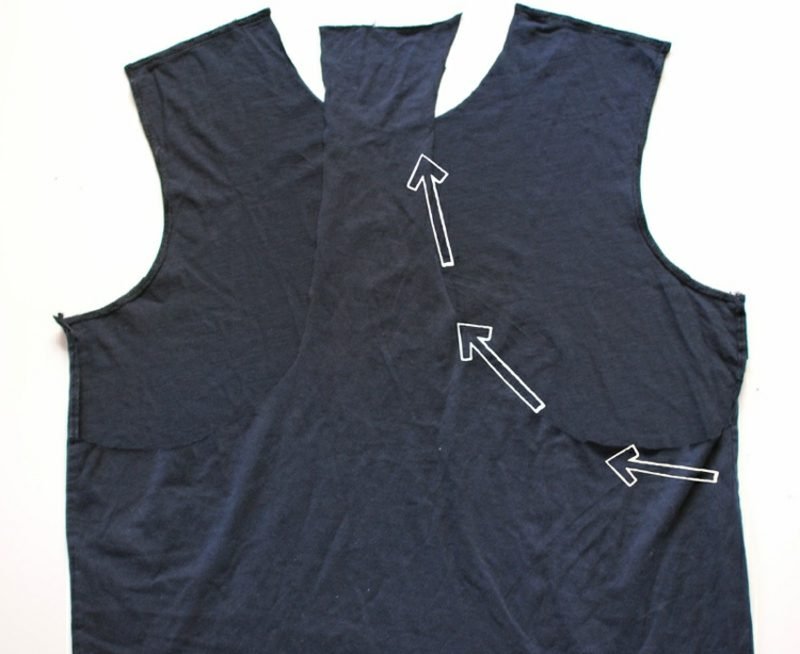 Készítsd el a ruhadarabok újrafelhasználásának jóga felsőjét Felújító ruha jóga felső