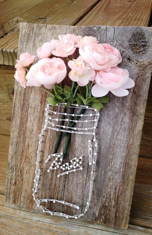 A tavaszi dekoráció ötletei készítsenek befőttesüveget kötélből és szögekről a fára 45 friss és egyszerű ötlet a tavaszi díszekhez, hogy művirágból készült befőttesüvegeket szögekből és zsinórokból készítsen