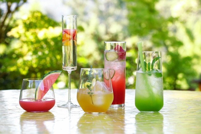 Les cocktails sont rafraîchissants en été