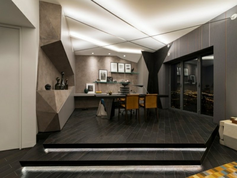 moderna indie rasvjeta u novoj kuhinji