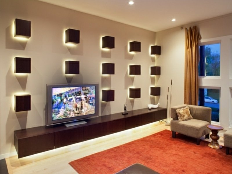 neizravna led rasvjeta na zidu