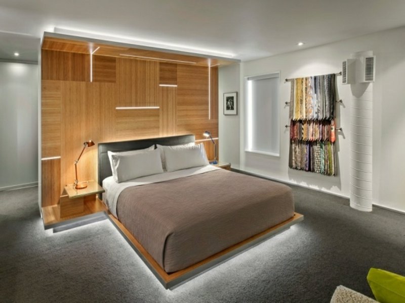 neizravno led svjetlo ispod kreveta