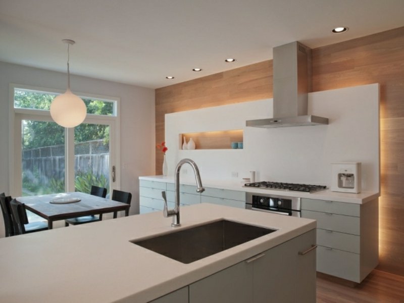 neizravna led rasvjeta u kuhinjskom modulu