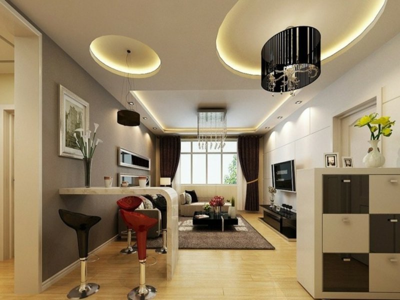 neizravna led rasvjeta u krugovima