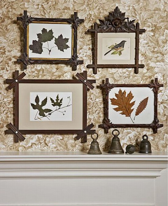 Autumn herbarium within