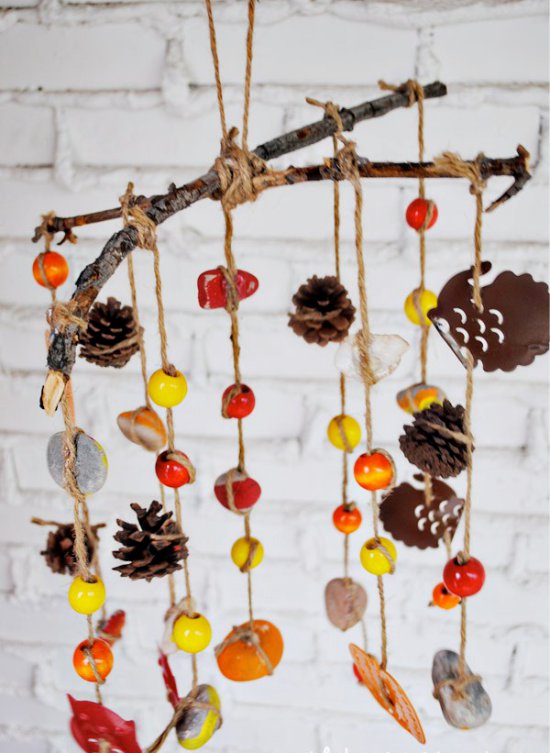 Autumn wind chime