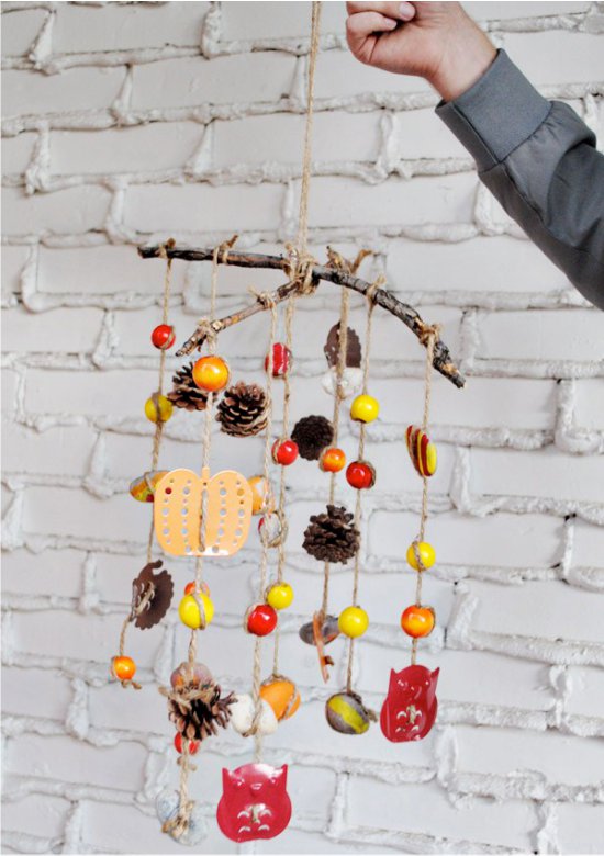 Autumn wind chime
