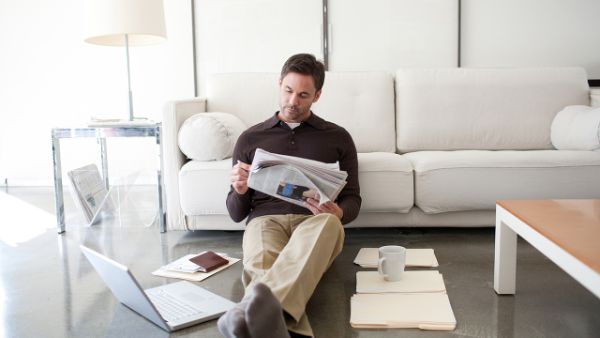 appartamento moderno che vive da solo