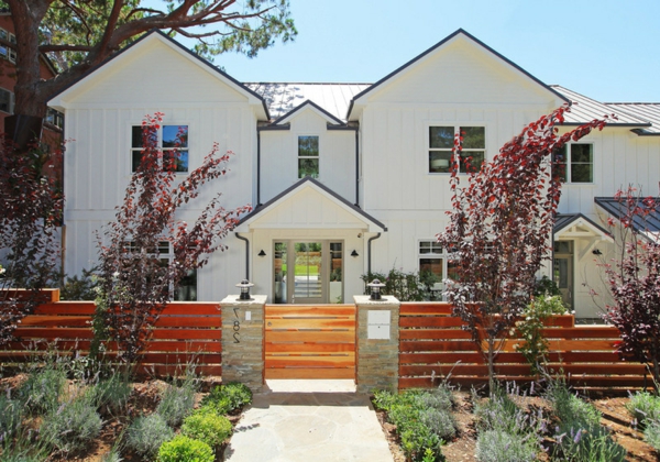 attraenti piante da piazzale fiori casa (struttura residenziale) recinzione albero