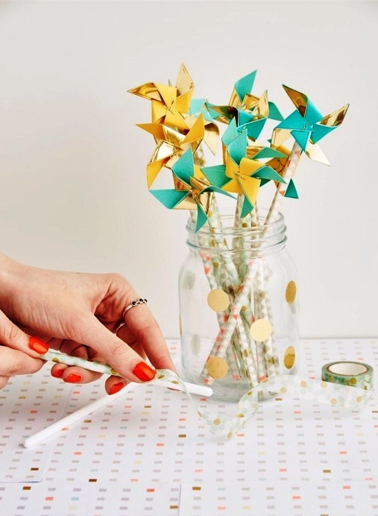 Jednostavne ideje za ručno izrađene ručne radove sa zavrtnjima u ukrasima za zabave u vazi 70 vrlo lakih ideja za ručne radove s vrtom i dizajn kotačića u zlatnim i tirkiznim ukrasima za zabave