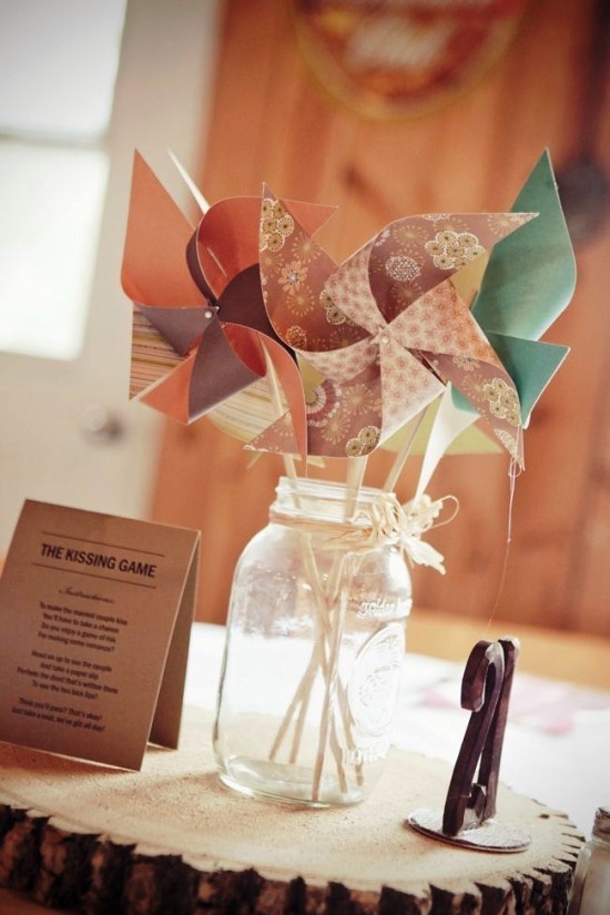 Jednostavne ideje za ručno izrađene ručne radove, rustikalni mladenački ukrasi za vjenčanje 70 vrlo lakih ideja za rukotvorine i dizajne sa zavrtnjima retro vintage pinwheels deco stol broj stranke