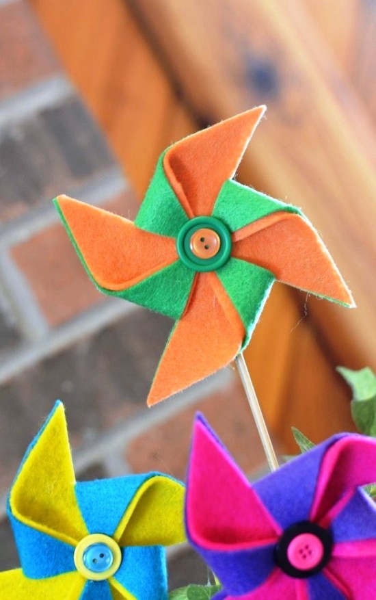 Jednostavne ideje za ručne radove s zavrtnjima dvije boje od filca 70 vrlo lakih ideja za izradu i dizajn zavrtnjaka. Šarene vrtače od filca s dvije strane