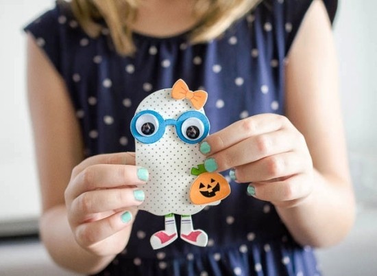 Aranyos szellem kézművesség színes papírból Ghost kézműves ötletek aranyos aranyos szellem