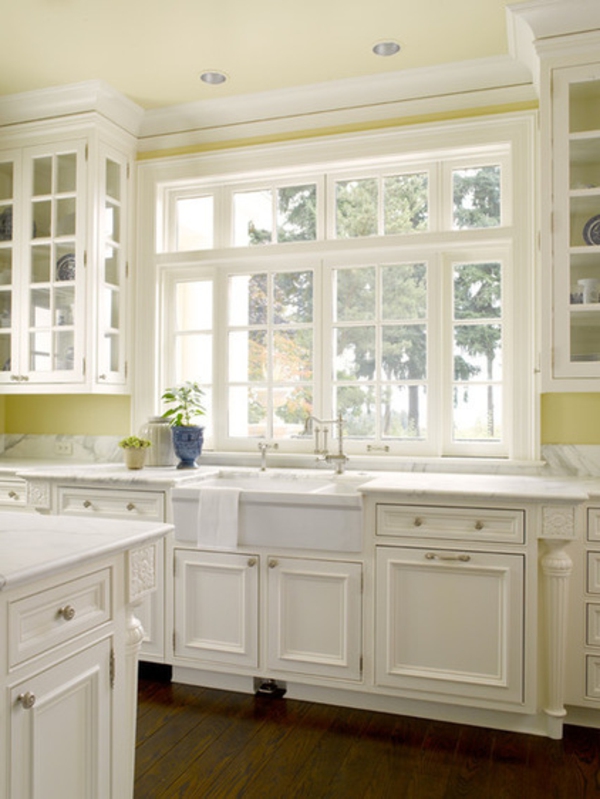 Meuble cuisine meuble évier blanc Meuble cuisine blanc