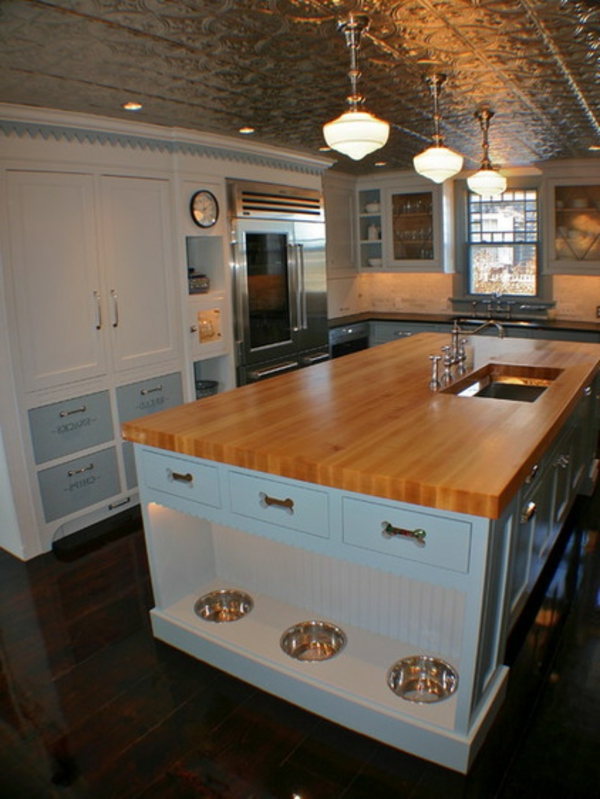 Lustre d'îlot de cuisine éclectique de cuisine design de meubles Meubles design cuisine îlot de cuisine éclectique