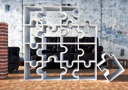 jedinstveno kreativne police za knjige i police za knjige slagalice koje je moguće rastaviti