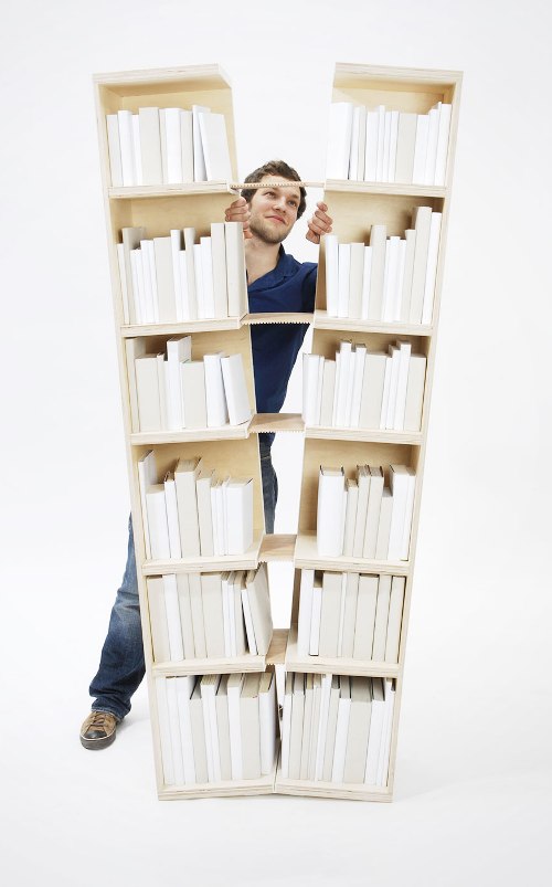 jedinstveno kreativne police za knjige i police za knjige koje se mogu izvući