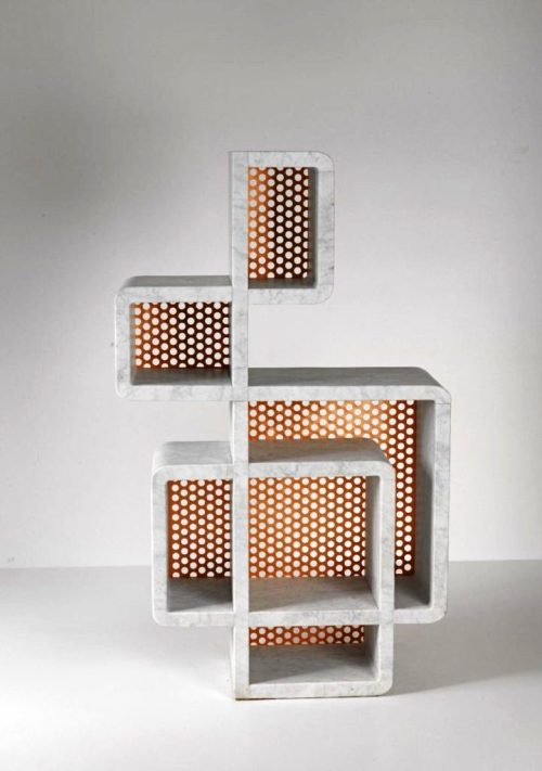 jedinstveno kreativne police za knjige i police za knjige od betonskih i mrežastih polica