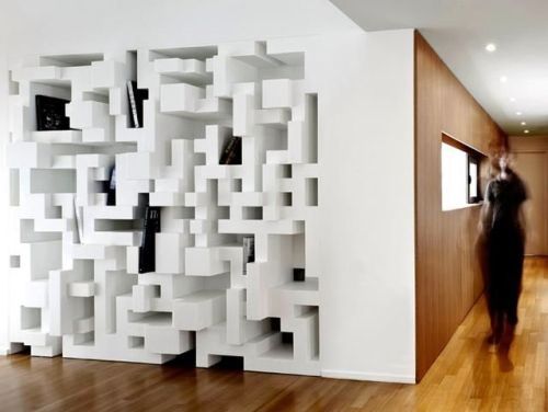 jedinstveno kreativne police za knjige i police za knjige sa qr kodom na zid