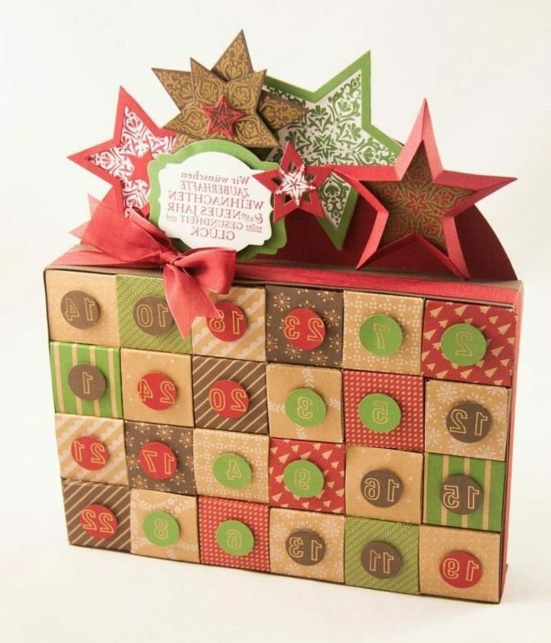 Šarene kutije adventskog kalendara koje ste sami izradili
