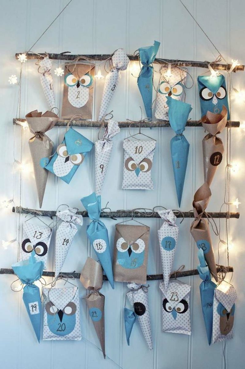 Adventski kalendarski stožasti vrećice atraktivnog izgleda