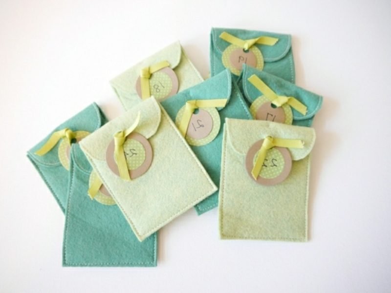 Adventski kalendar kačketi od filca