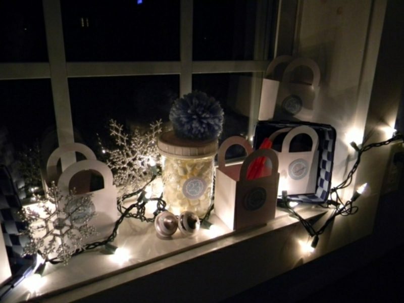 Adventski kalendar izrađen od velikih papirnatih vrećica DIY ideje