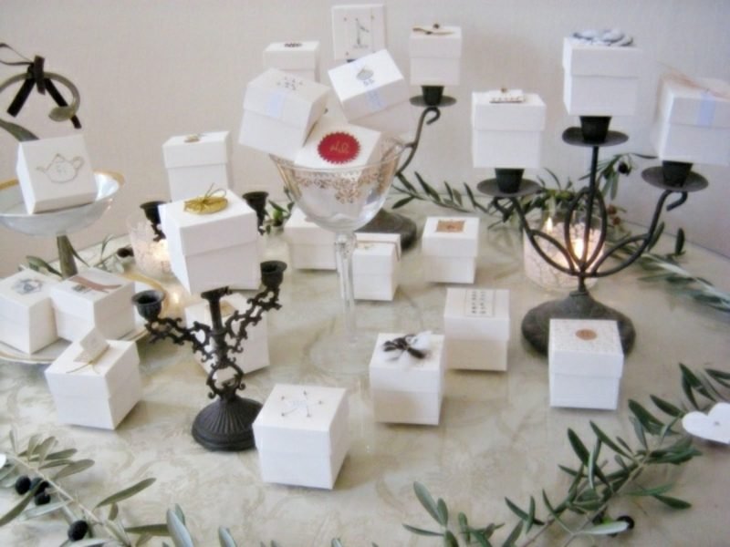 Ideje za ukrase Papirnate kutije za božićni advent