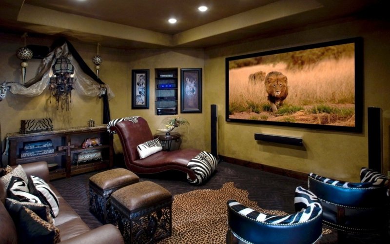 Safari motivi dnevne sobe