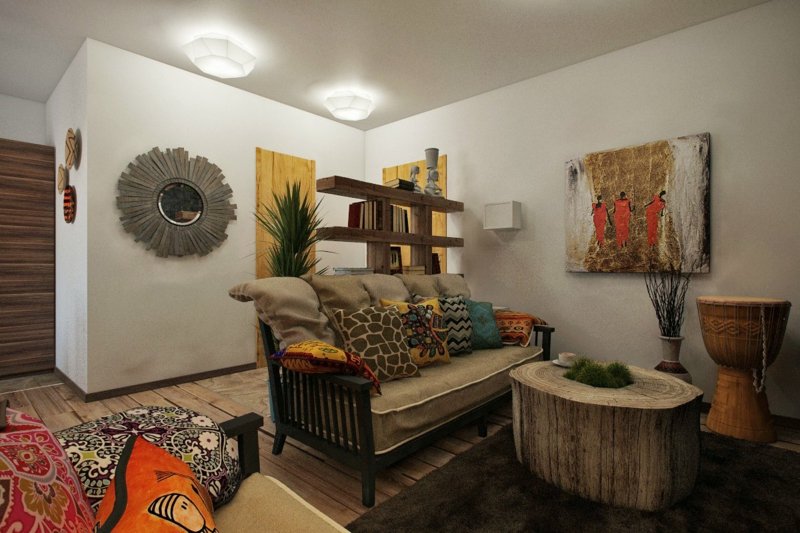 egzotični ukrasi slike baciti jastuk ogledalo