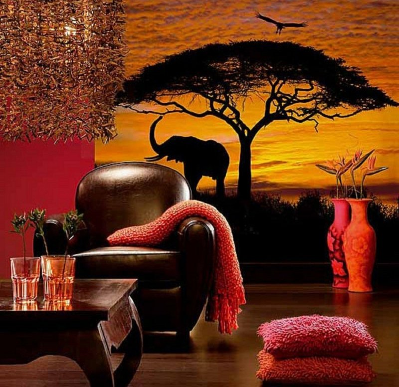 sjajni tapeti afrički motivi