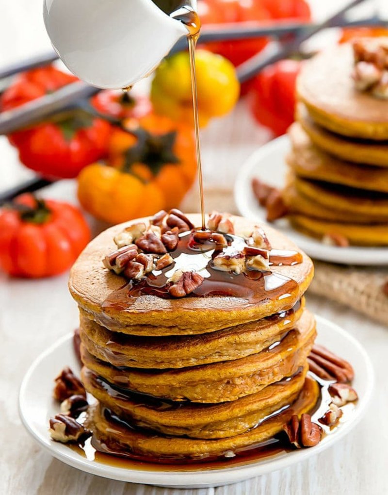 Amerikai palacsinta recept dióval és juharsziruppal