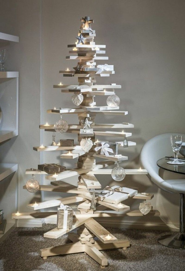 Decorazioni natalizie insolite creano alberi di Natale insoliti in legno fai tu stesso delle straordinarie decorazioni natalizie uno straordinario albero di natale