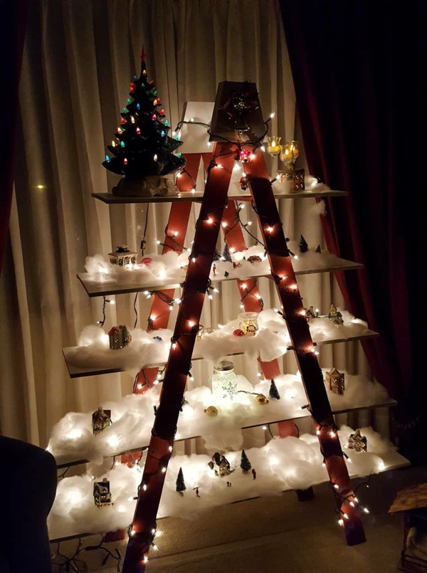 Le decorazioni natalizie insolite creano idee creative per l'artigianato per gli interni crea tu stesso decorazioni natalizie straordinarie, crea decorazioni fantasiose per alberi di Natale straordinari