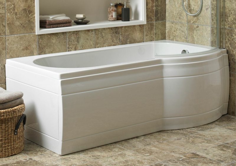 Bijele ploče obložene kadom oblaganje kade